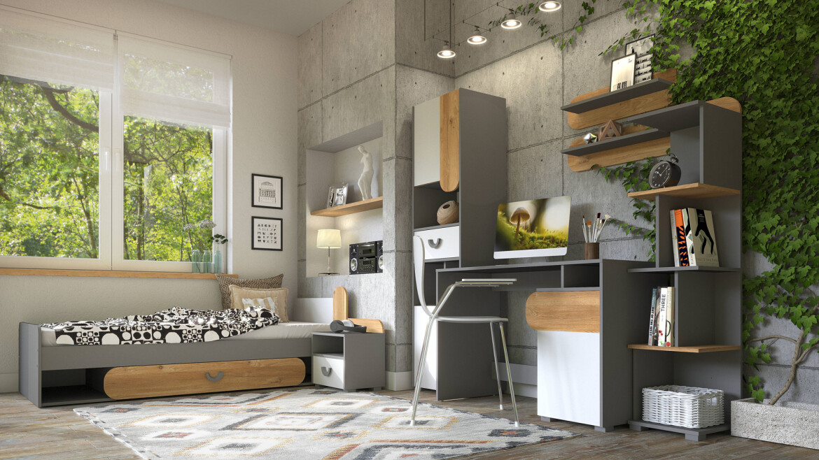 Coleção de mobiliário Lomteo