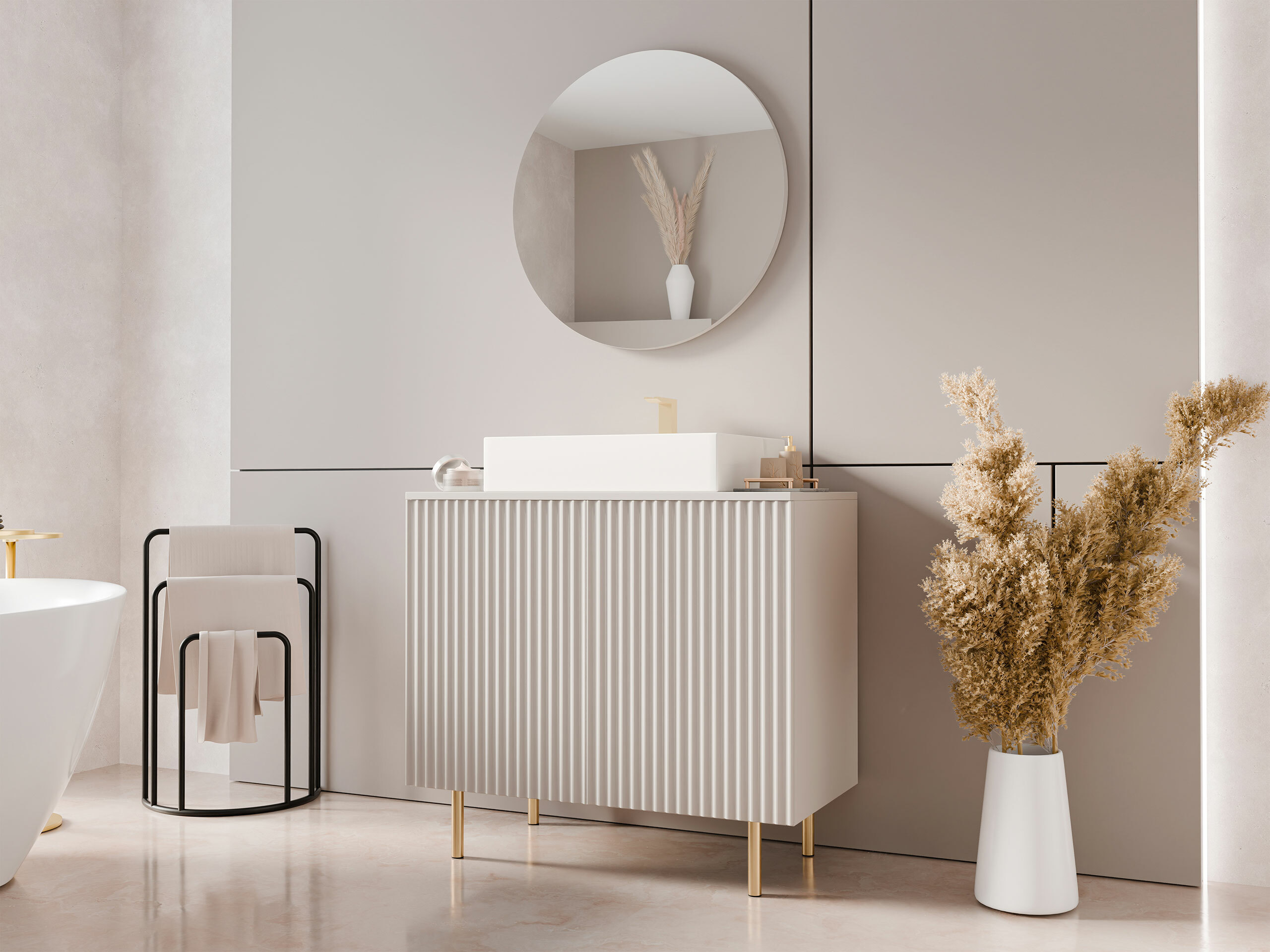 Coleção de mobiliário Virdomi