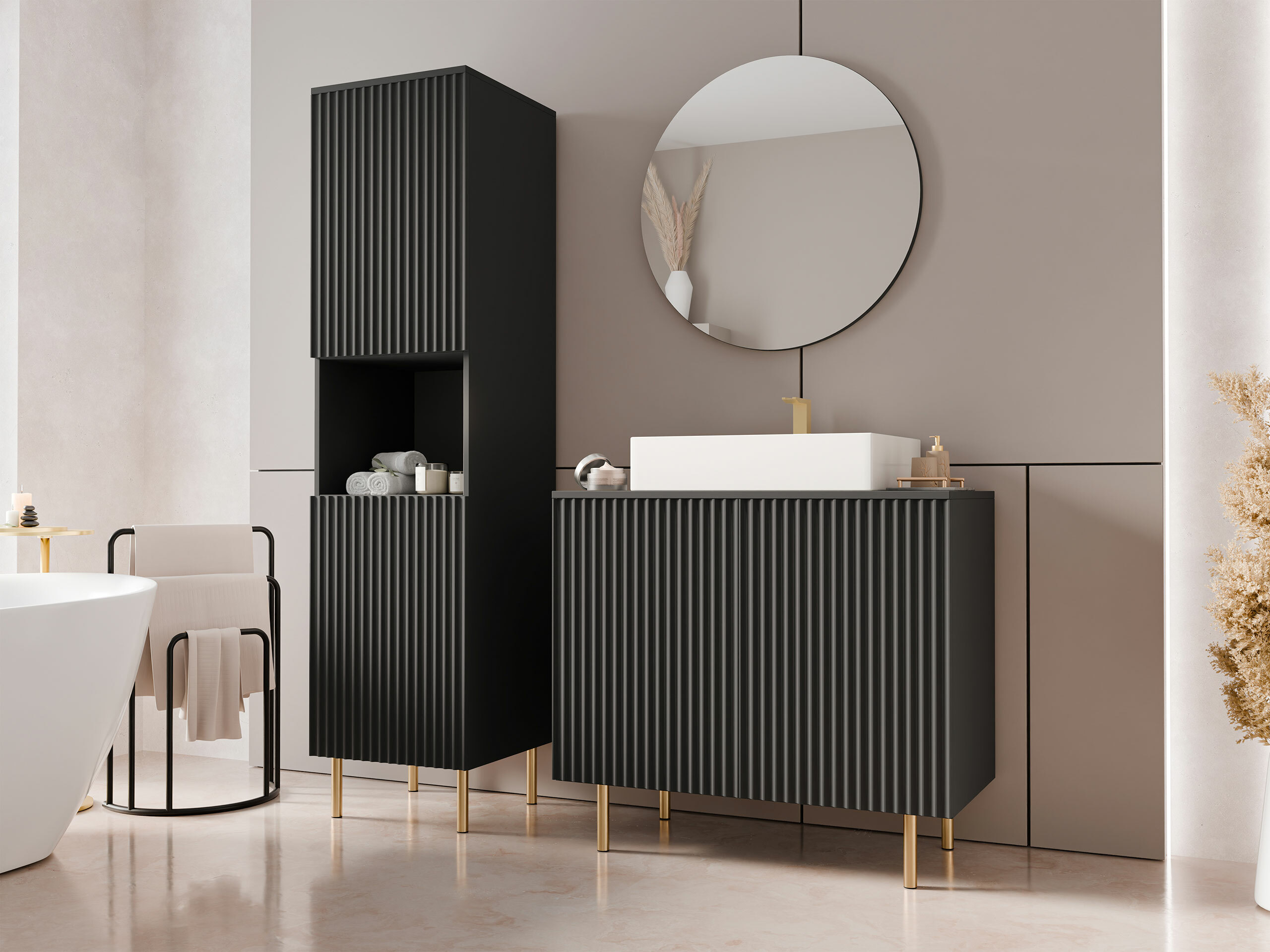 Coleção de mobiliário Virdomi