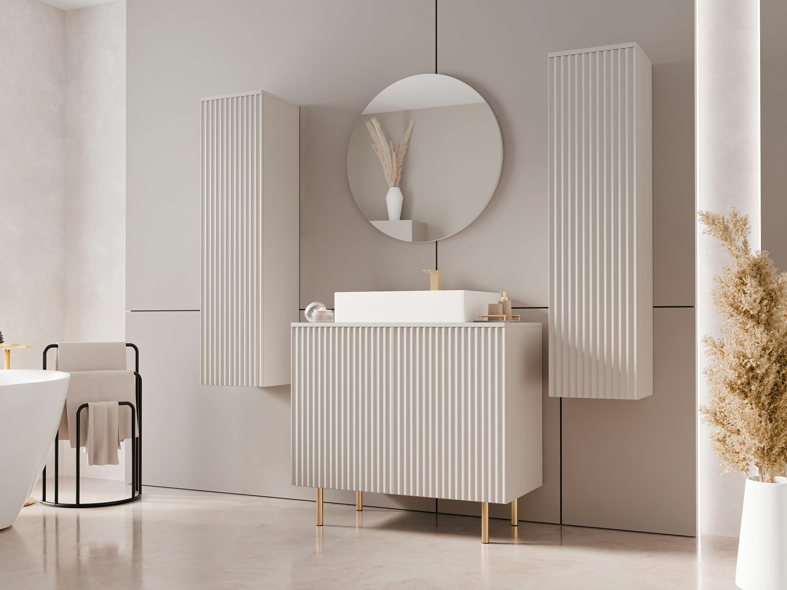 Coleção de mobiliário Virdomi