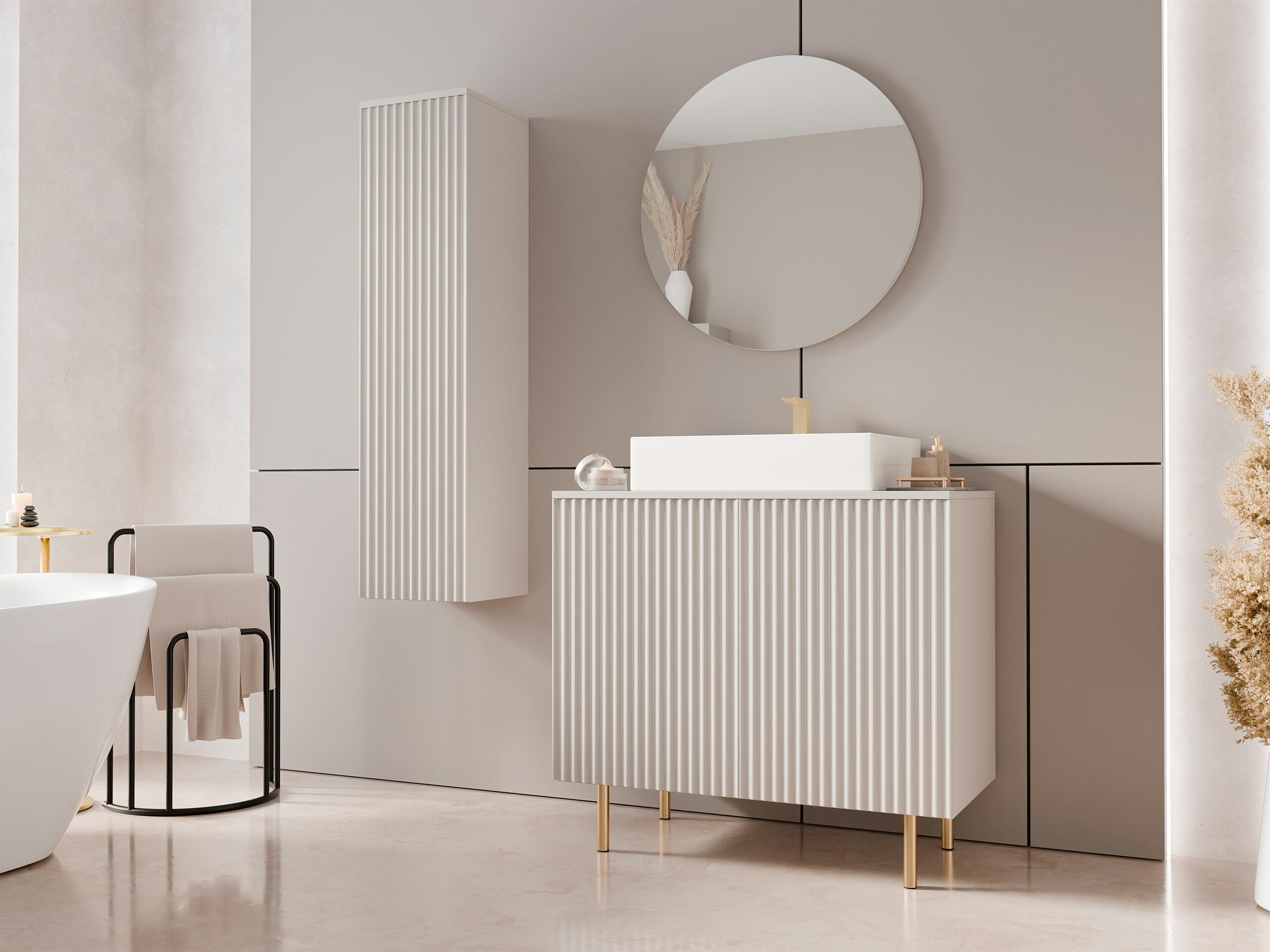 Coleção de mobiliário Virdomi