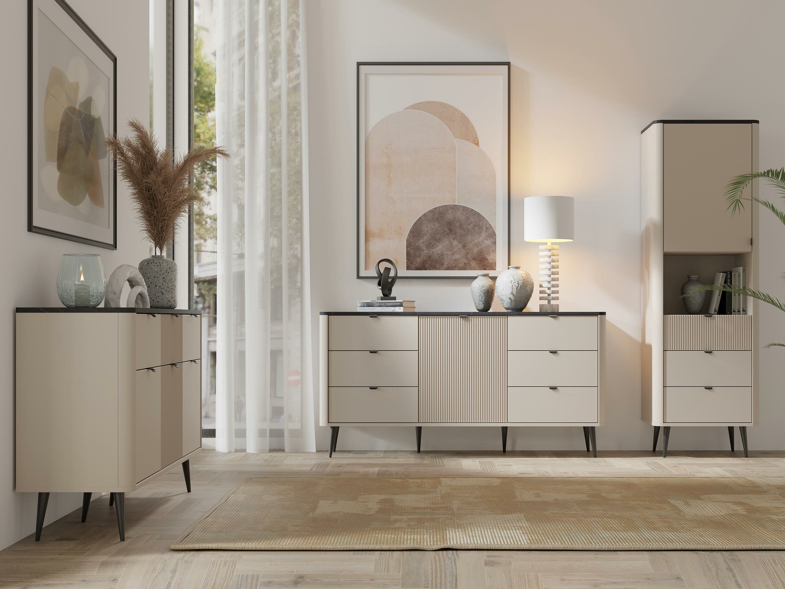 Coleção de mobiliário Lufela