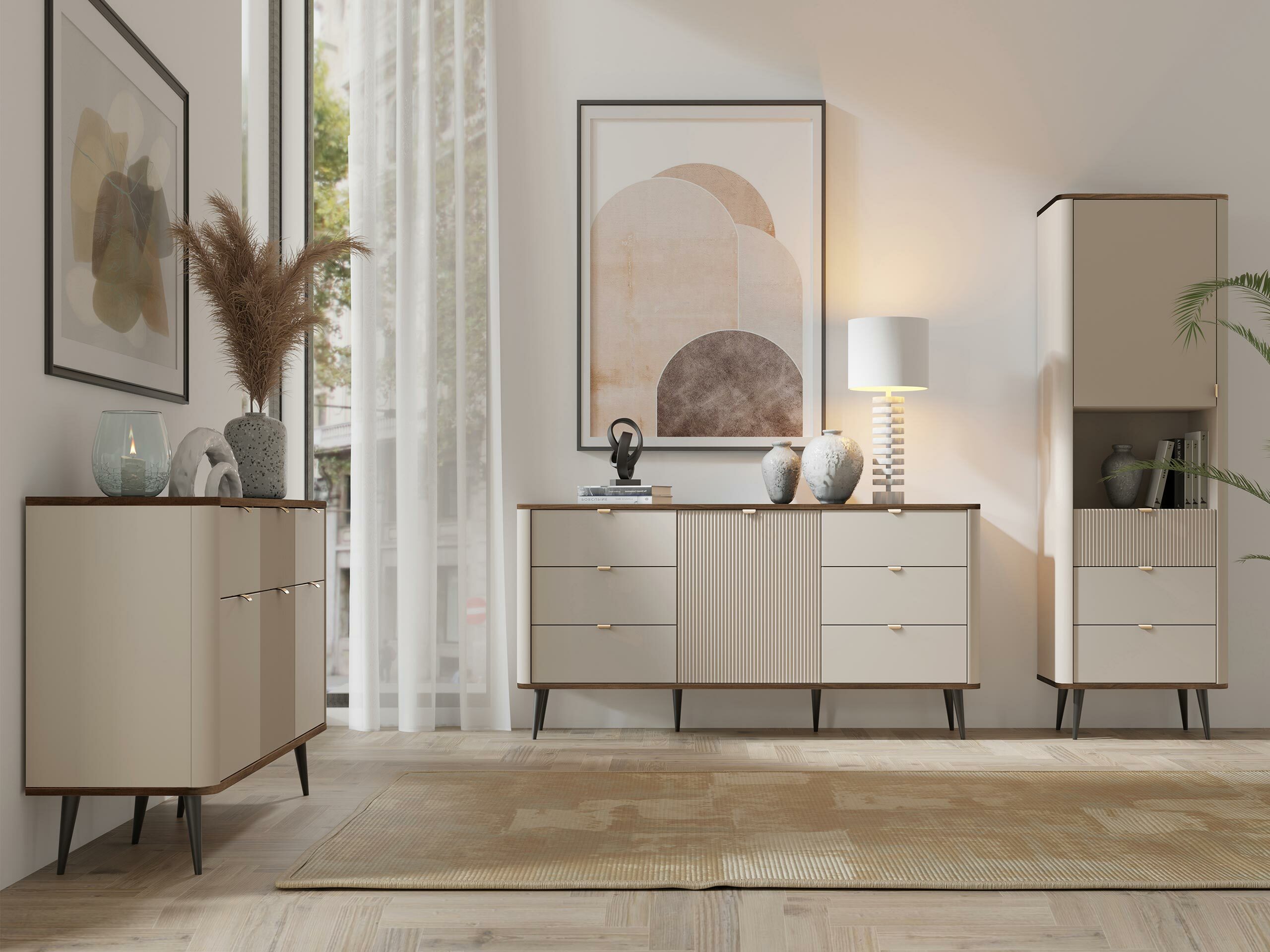 Coleção de mobiliário Lufela