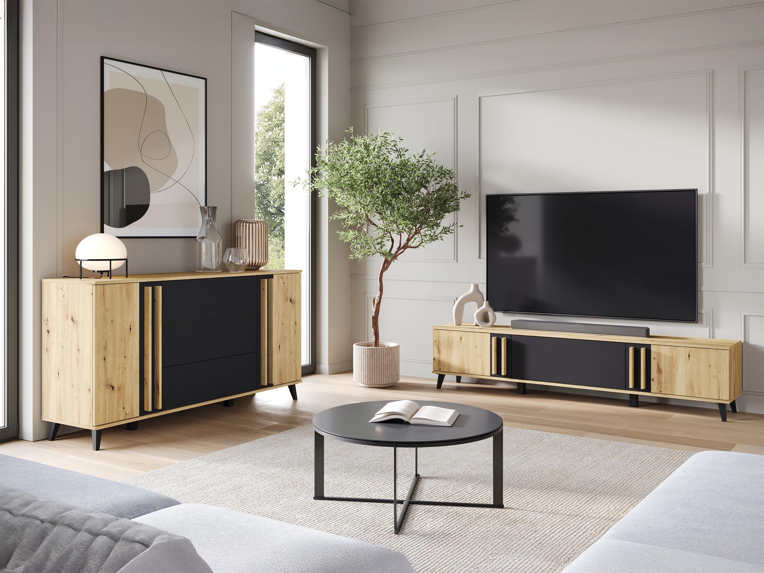 Coleção de mobiliário Temora