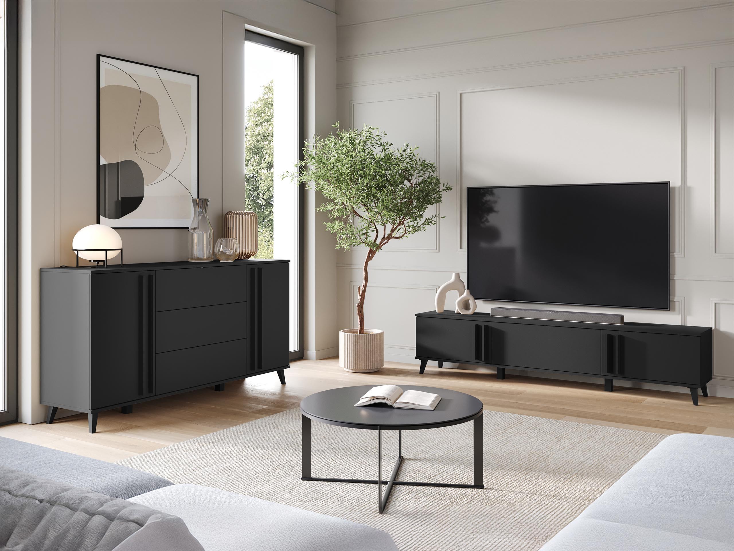 Coleção de mobiliário Temora