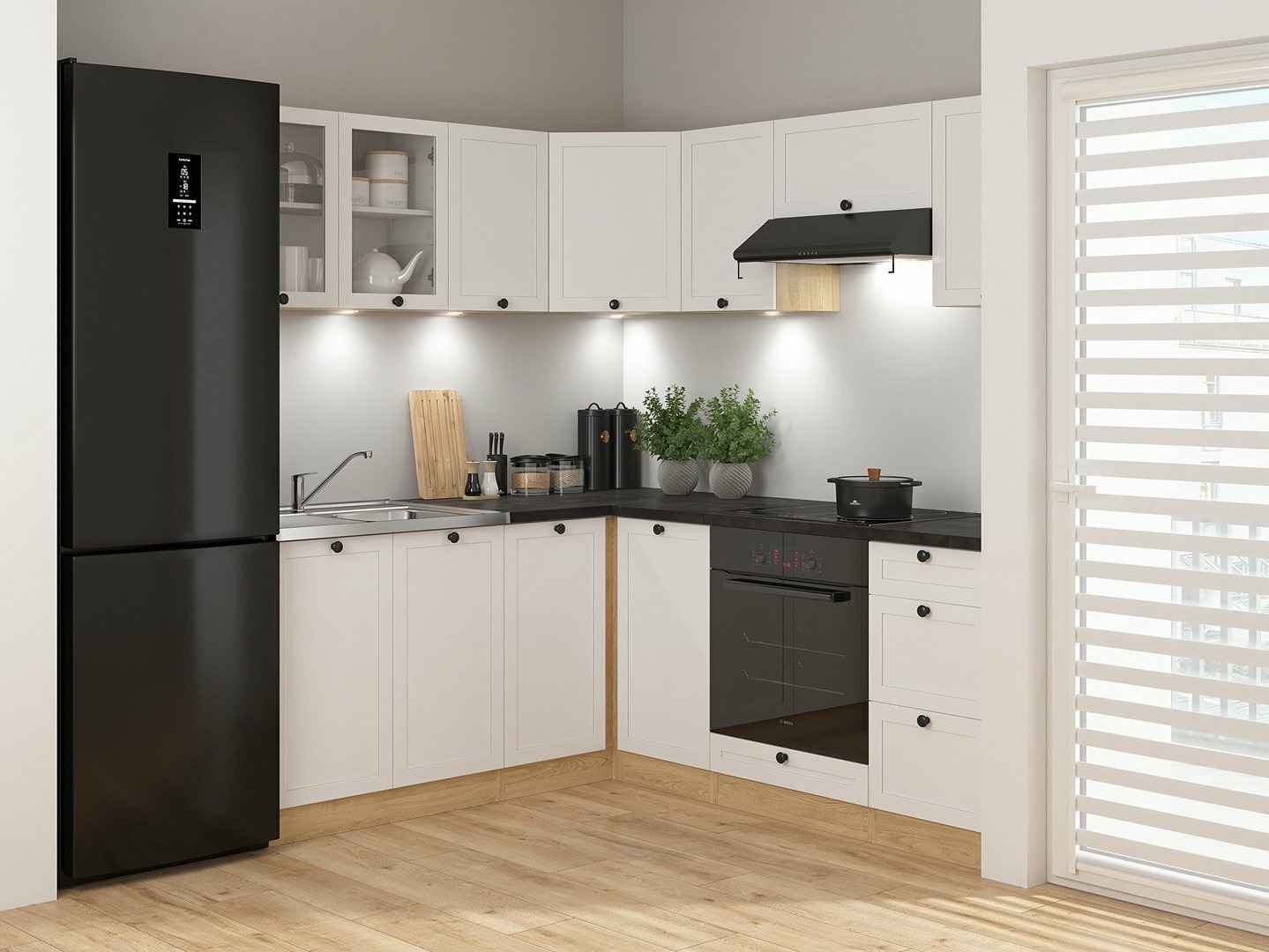 Coleção de cozinha Classic White Oak