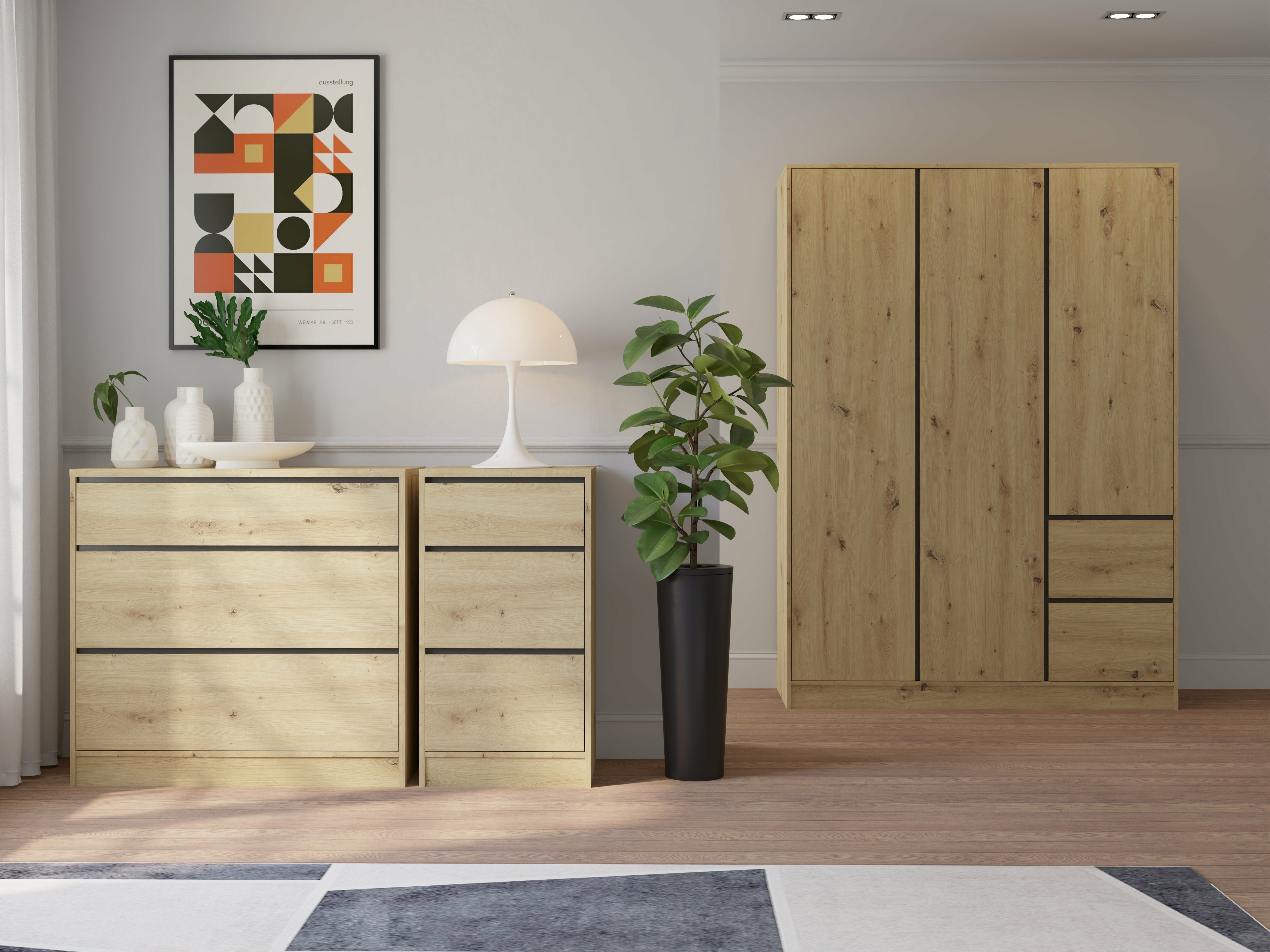 Coleção de mobiliário Mervese