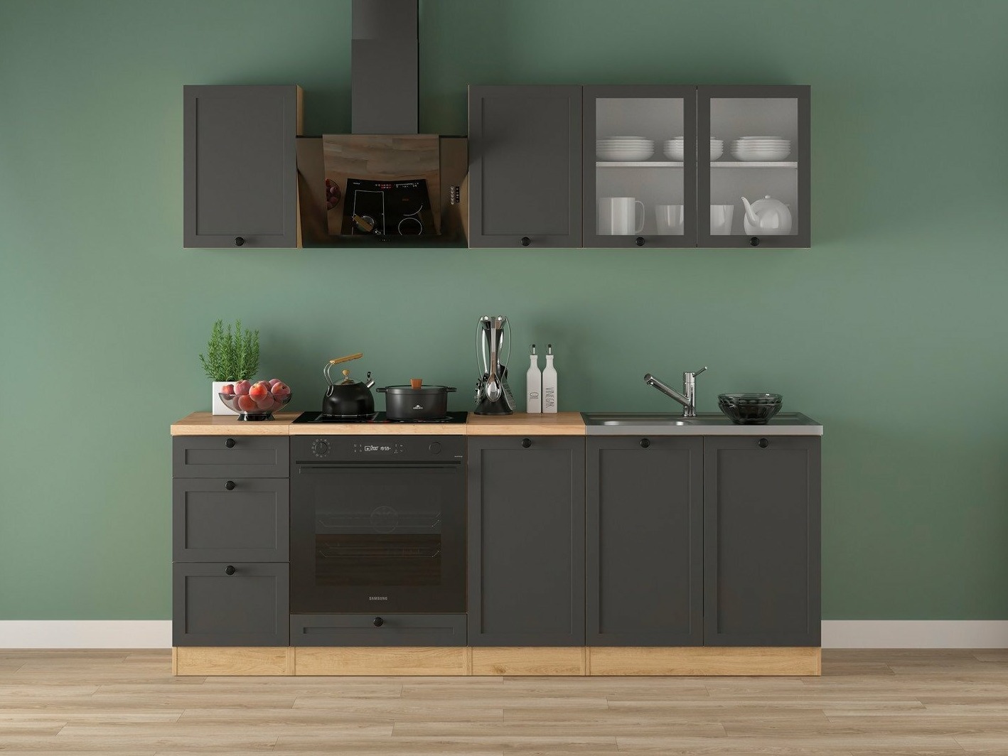Categoria Coleção de cozinha Classic Grey Oak