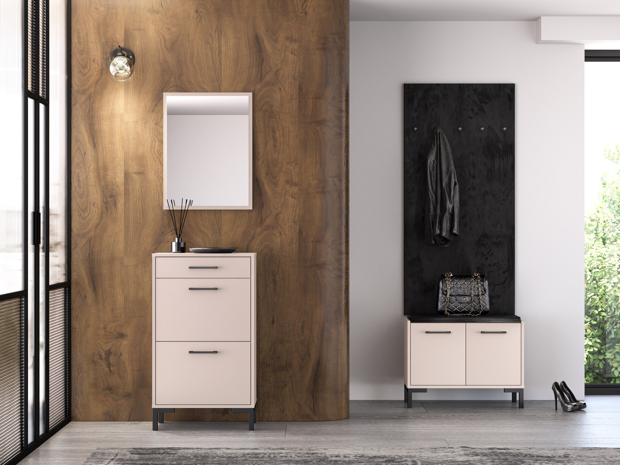 Coleção de mobiliário Fiolevo