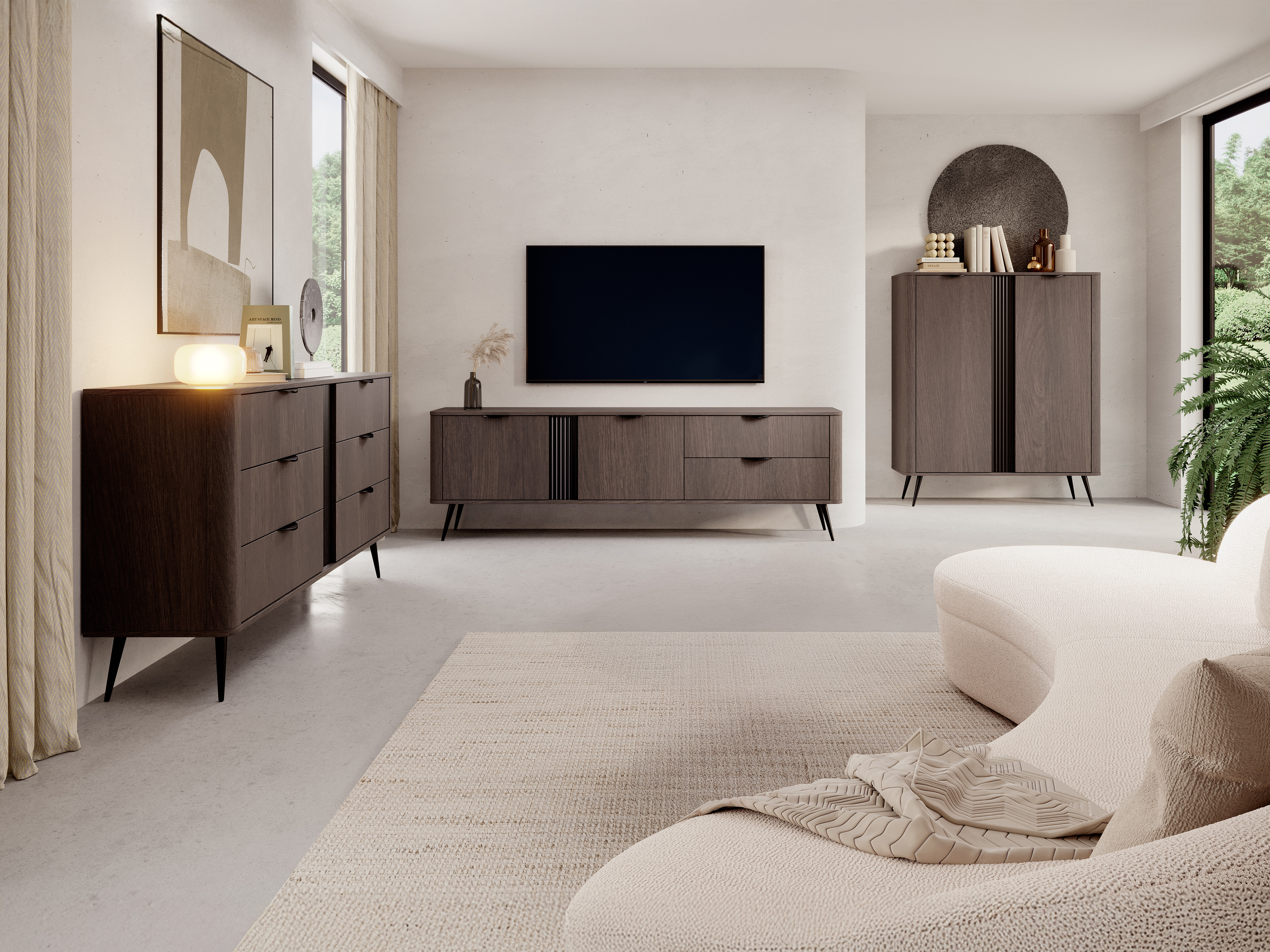 Coleção de mobiliário Nufena