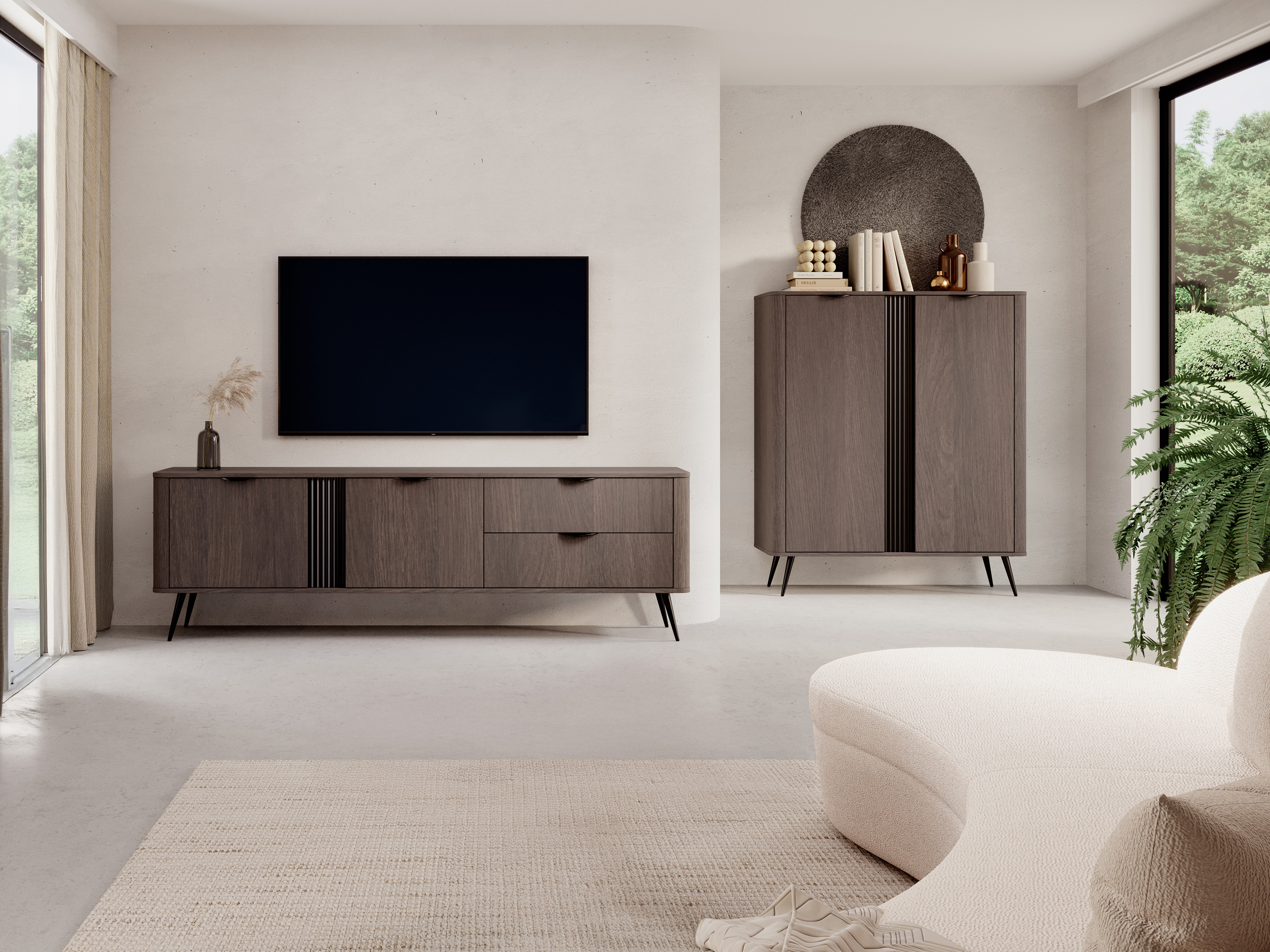 Coleção de mobiliário Nufena