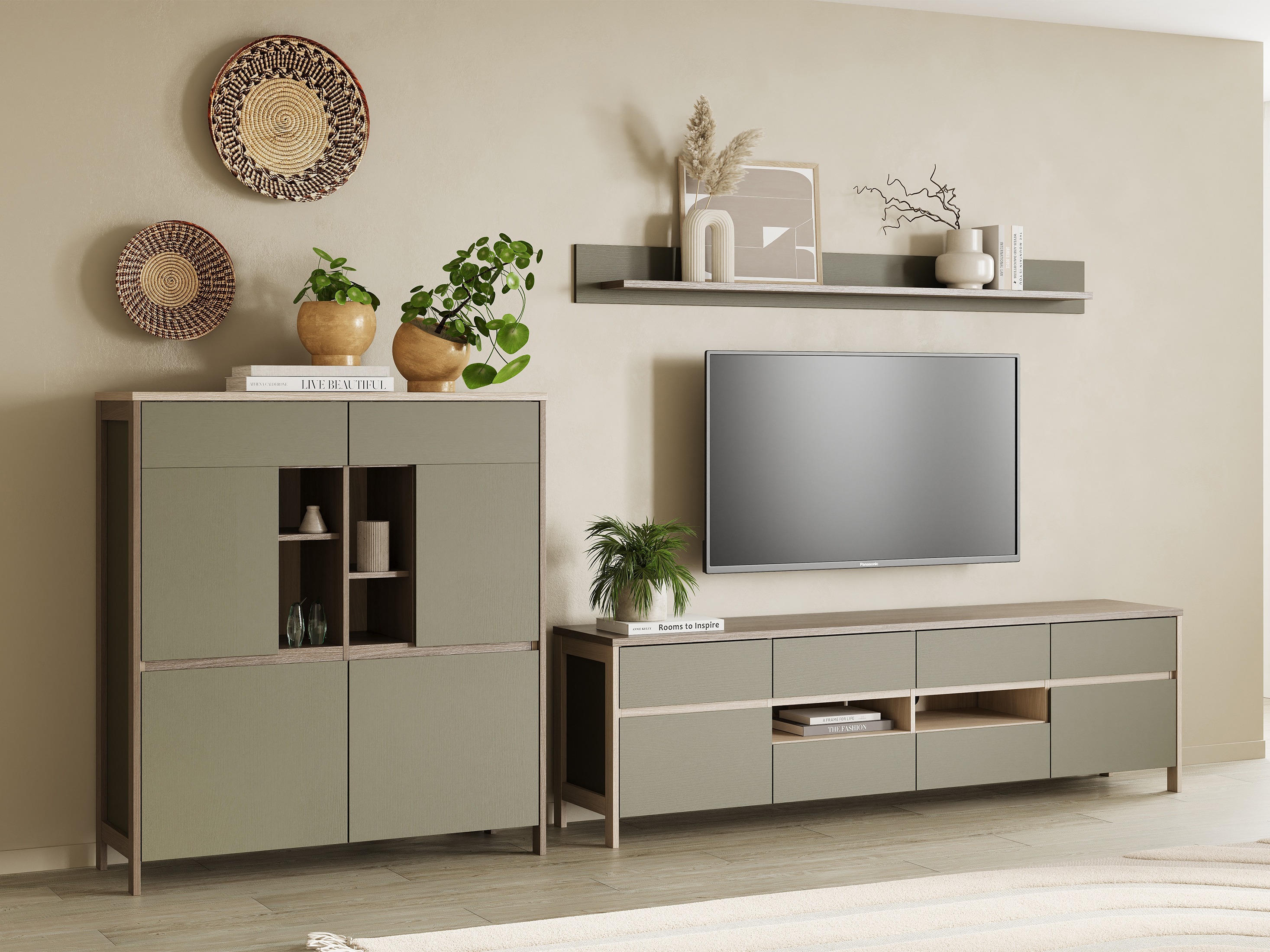 Coleção de mobiliário Fermaru