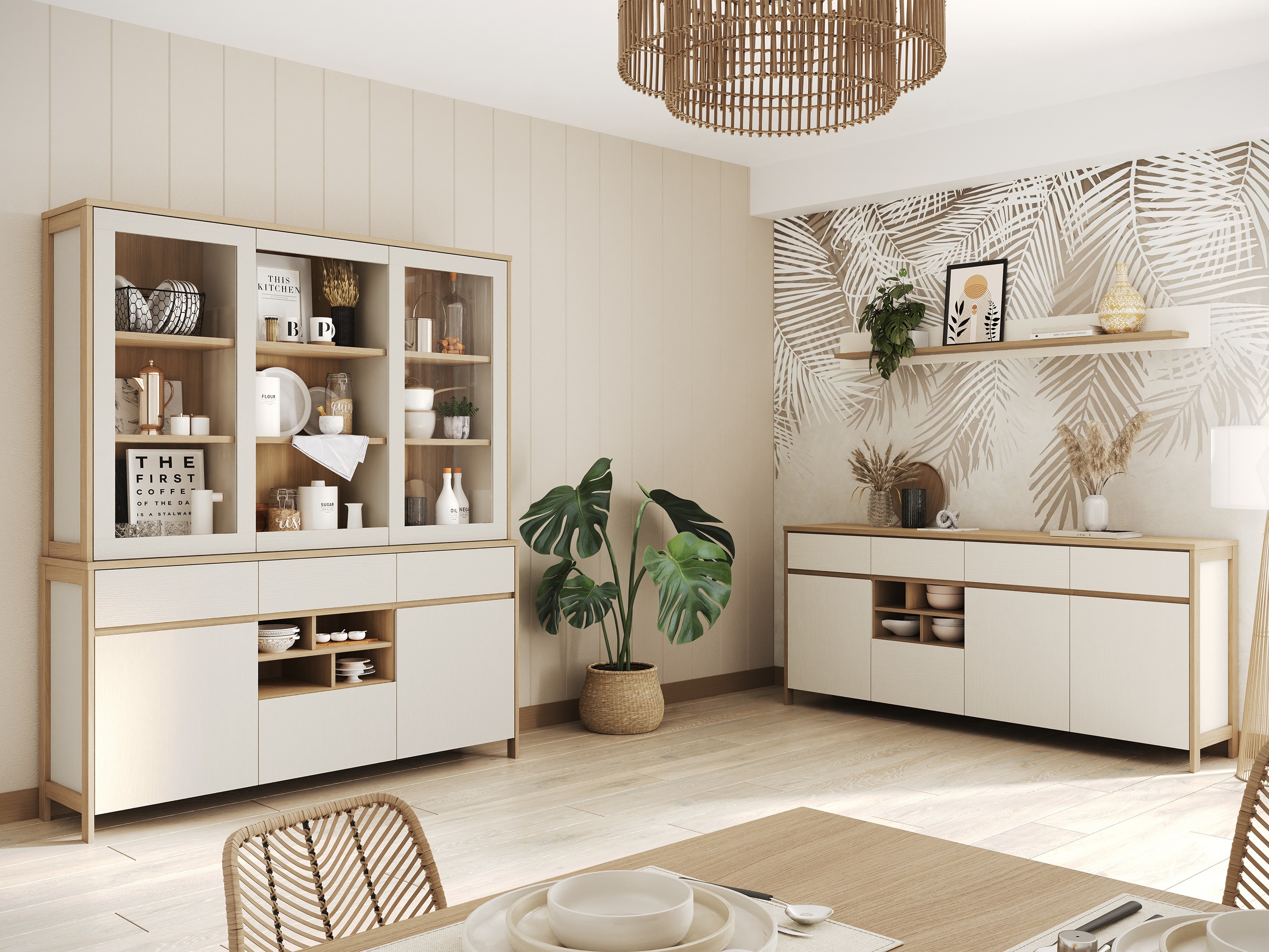 Coleção de mobiliário Fermaru