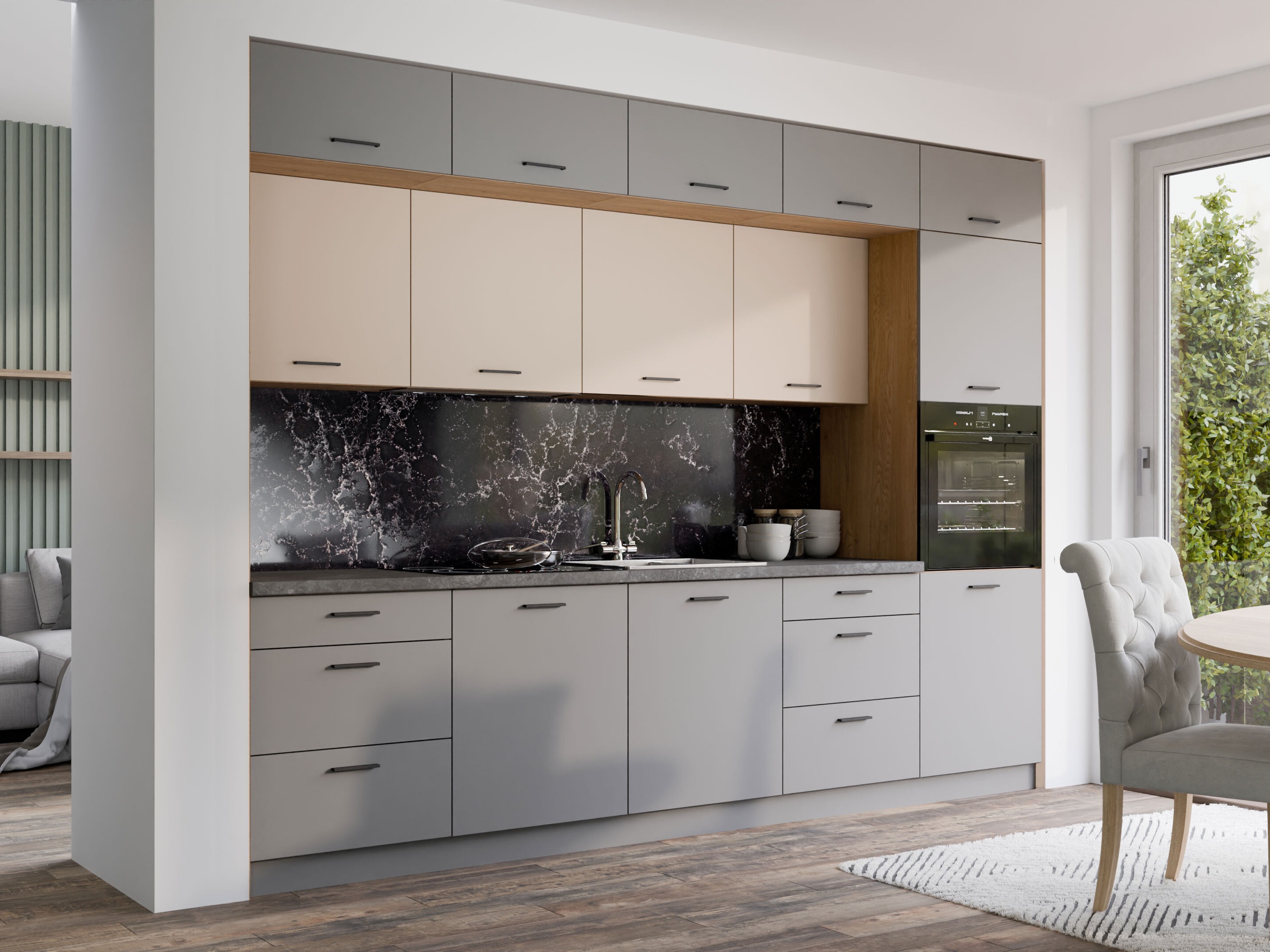 Coleção de cozinha Ati Cashmere Grey
