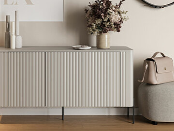 Mobiliário na cor caxemira