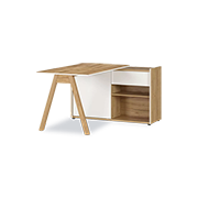 Secretária de computador para cantos