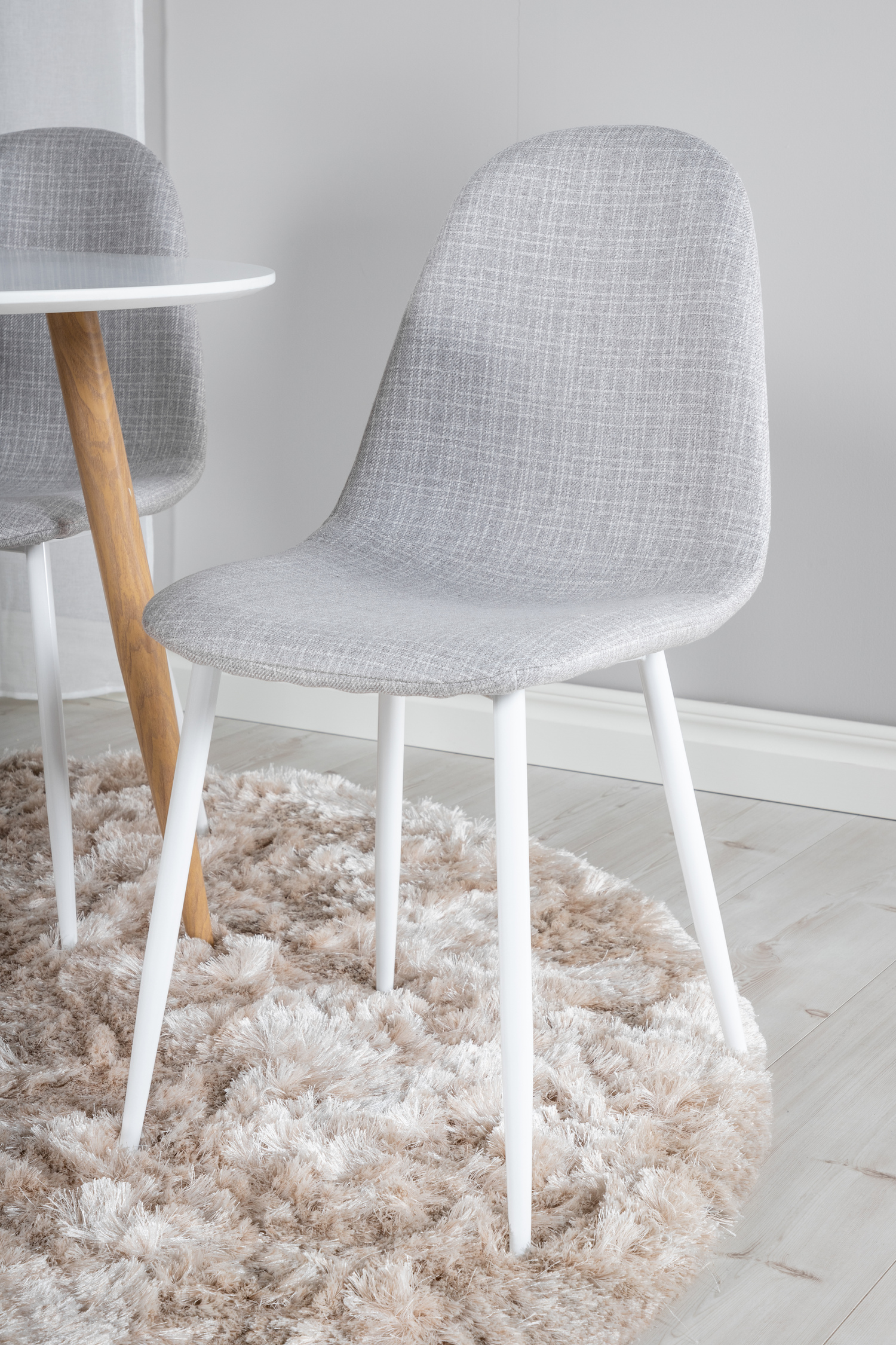 Conjunto para refeições Dallas 291 (Cinzento claro + Branco)