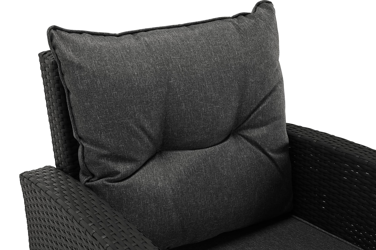 Conjunto de mobiliário para o exterior Comfort Garden 1435 (Cinzento escuro)