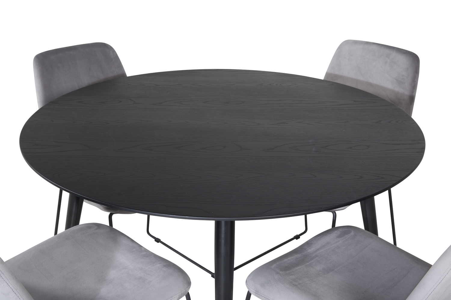 Conjunto para refeições Dallas 1189 (Cinzento + Preto)