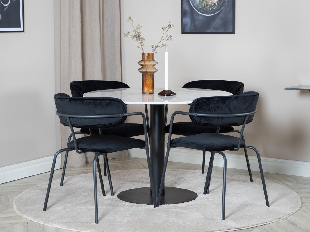 Conjunto para refeições Dallas 1299 (Preto)