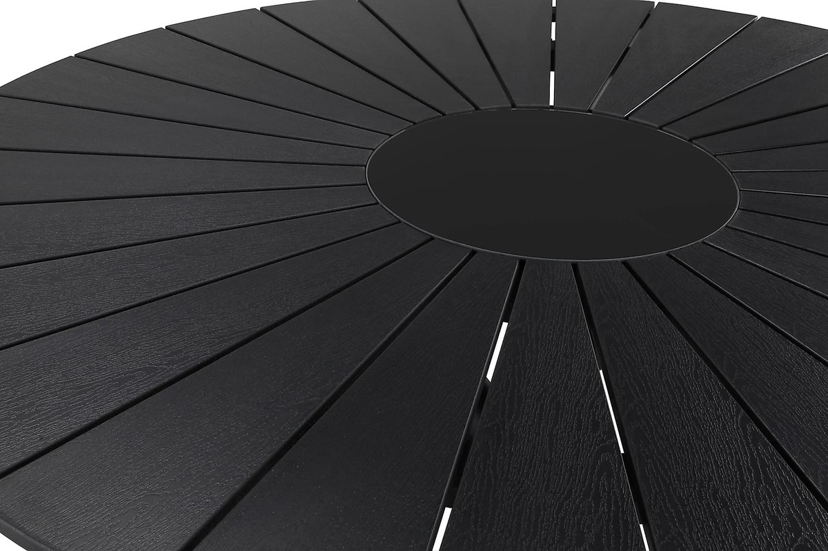 Conjunto de mesa e cadeiras deNoord 283 (Preto)