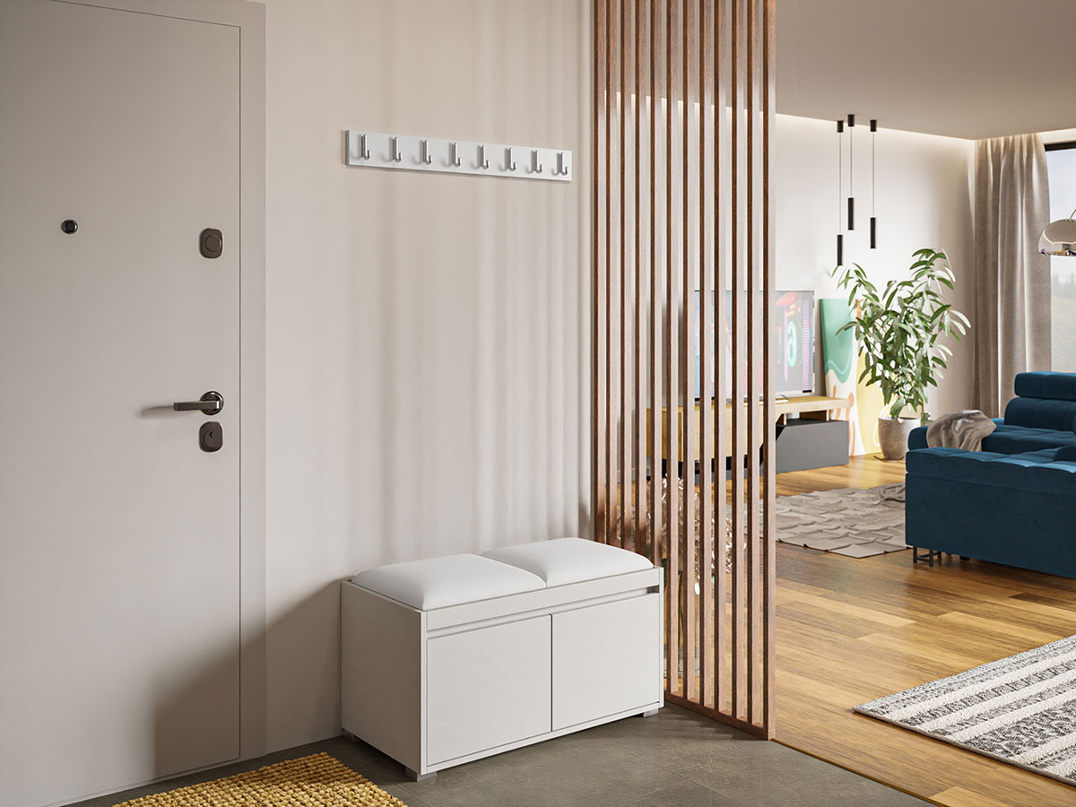 Conjunto para corredor Comfivo Pinus I (Branco + Soft 017)