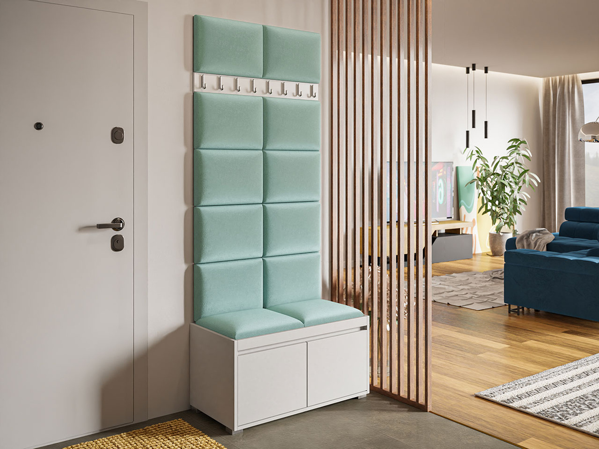 Conjunto para corredor Comfivo Pinus IV (Branco + Manila 11)