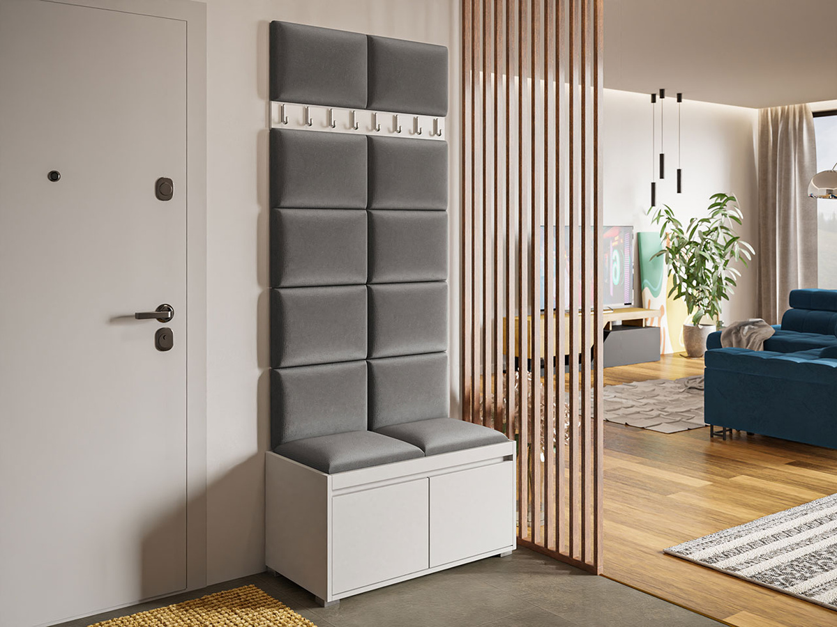 Conjunto para corredor Comfivo Pinus IV (Branco + Manila 16)