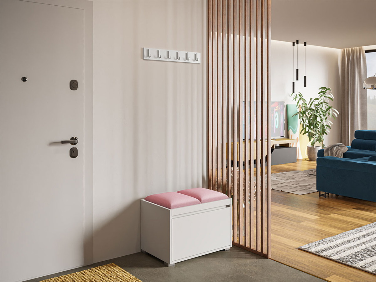 Conjunto para corredor Comfivo Pinus VI (Branco + Manila 09)