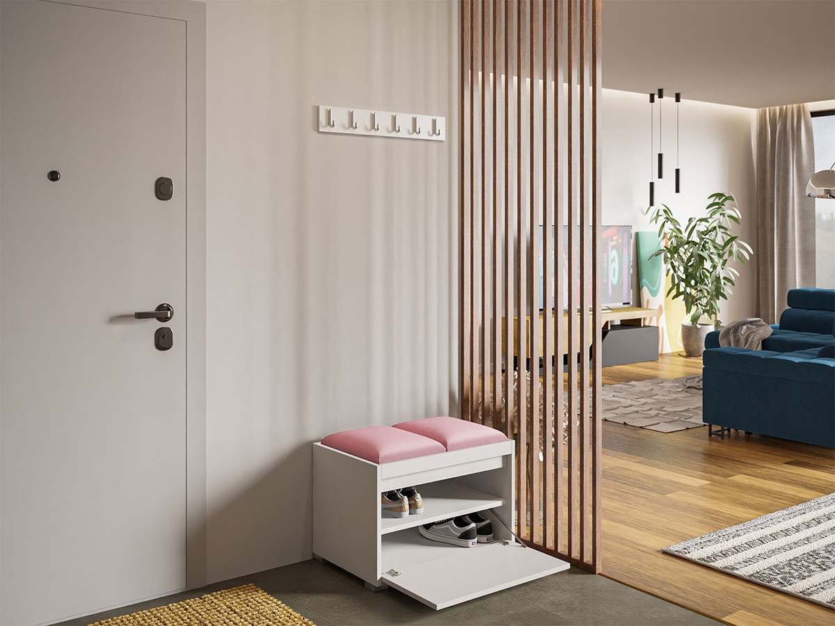 Conjunto para corredor Comfivo Pinus VI (Branco + Manila 09)