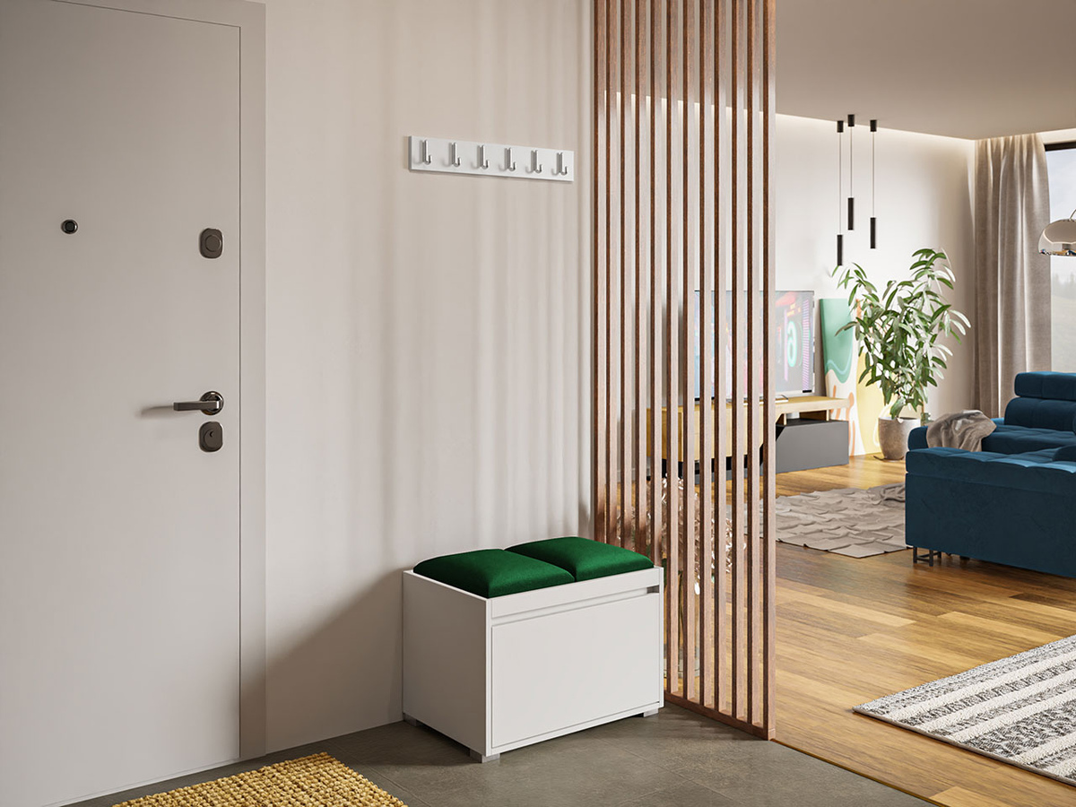 Conjunto para corredor Comfivo Pinus VI (Branco + Manila 35)