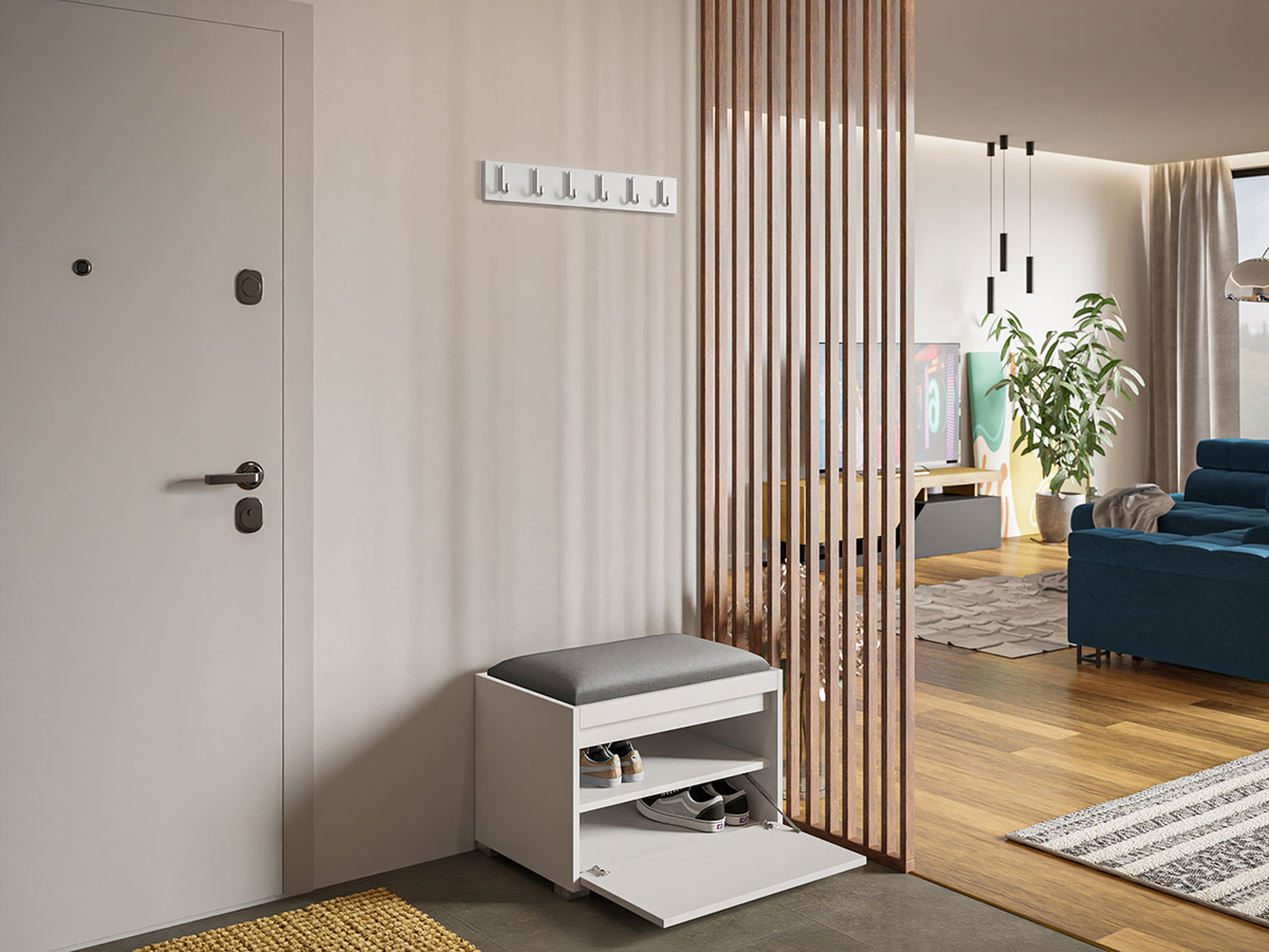 Conjunto para corredor Comfivo Pinus VIII (Branco + Manila 16)