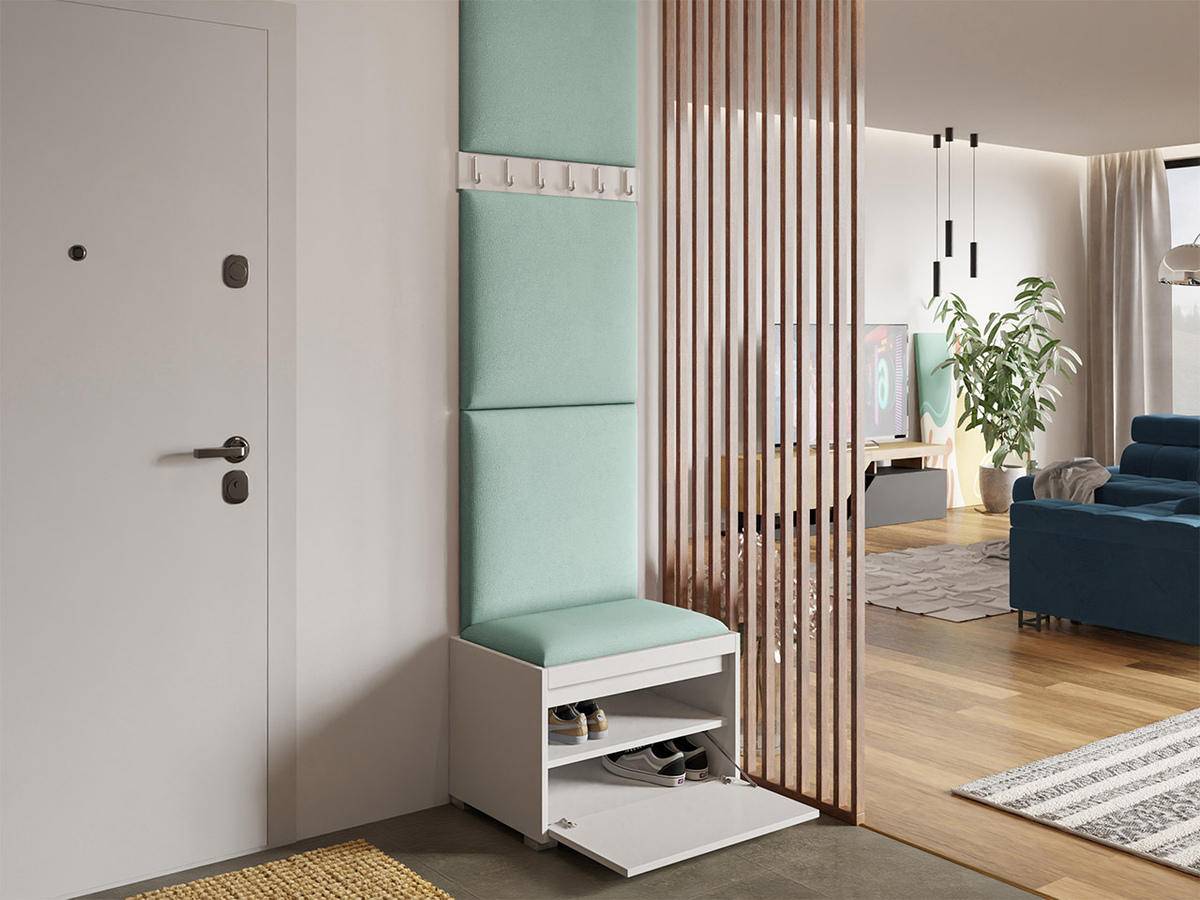 Conjunto para corredor Comfivo Pinus IX (Branco + Manila 11)