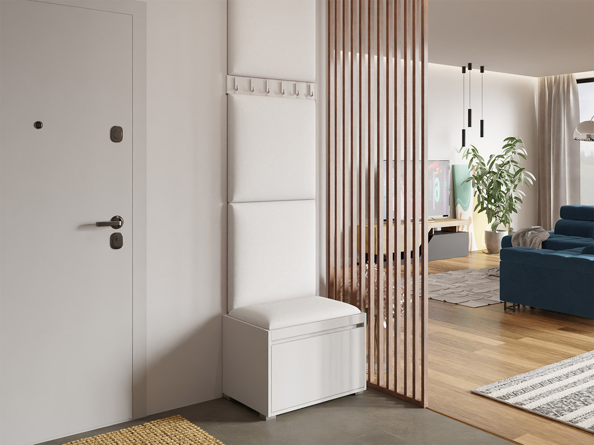 Conjunto para corredor Comfivo Pinus IX (Branco + Soft 017)