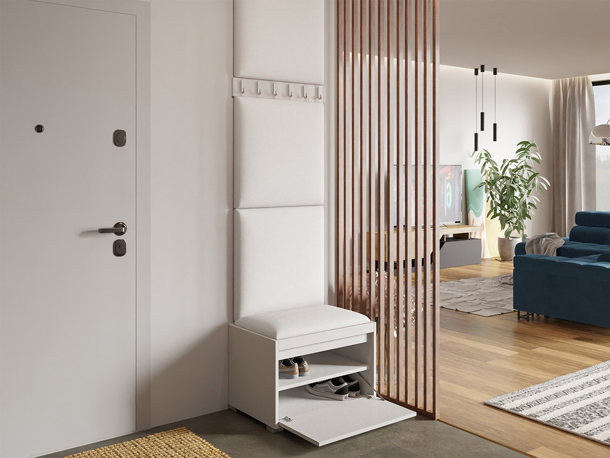 Conjunto para corredor Comfivo Pinus IX (Branco + Soft 017)