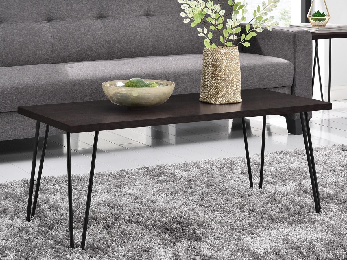 Mesa de centro Nutive 100 (Castanho escuro)