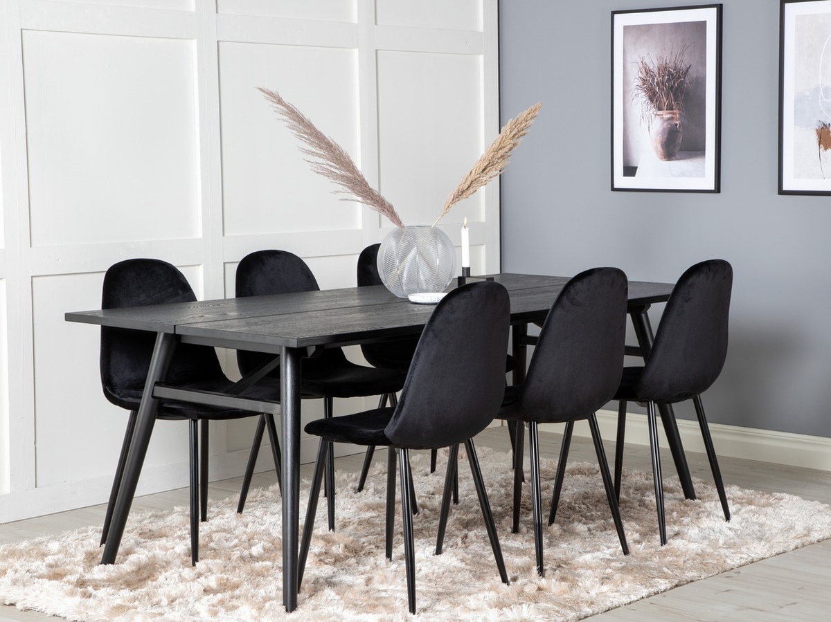 Conjunto para refeições Dallas 1786 (Preto)