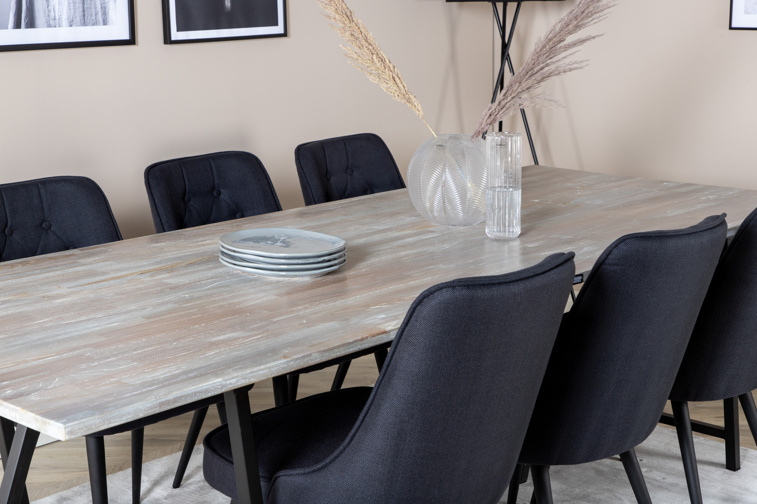 Conjunto para refeições Dallas 1790 (Preto)