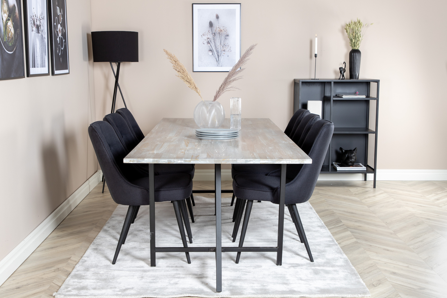 Conjunto para refeições Dallas 1790 (Preto)