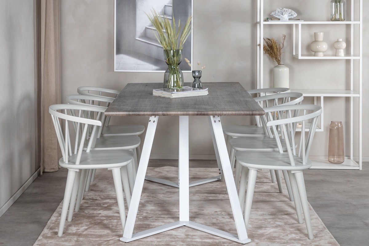 Conjunto para refeições Dallas 1977 (Cinzento)