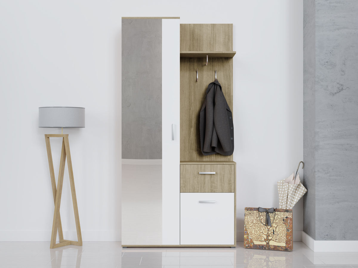 Conjunto para corredor Pavo (Carvalho sonoma + Branco)