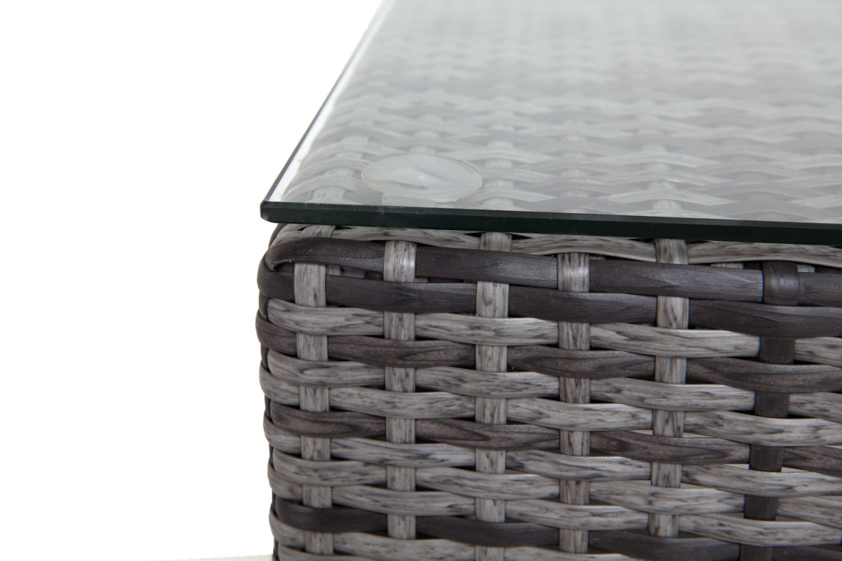 Conjunto de mobiliário para o exterior Comfort Garden 1238 (Cinzento escuro)