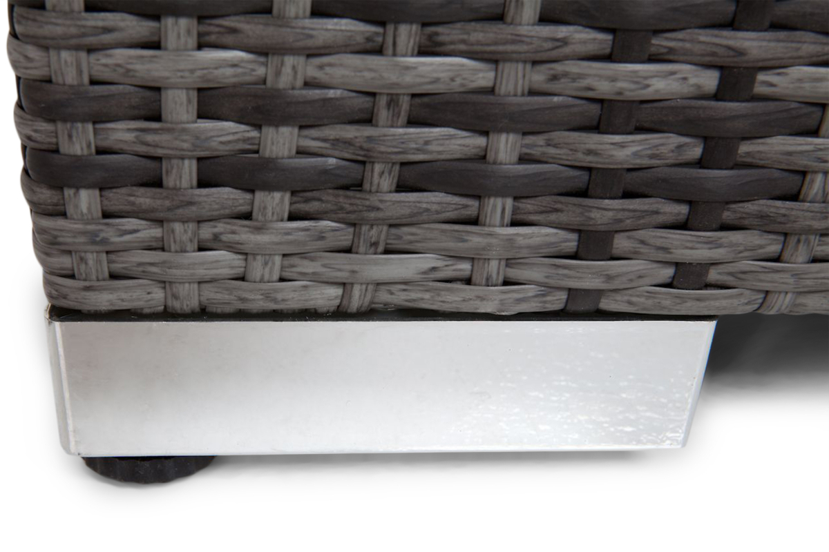 Conjunto de mobiliário para o exterior Comfort Garden 1238 (Cinzento escuro)