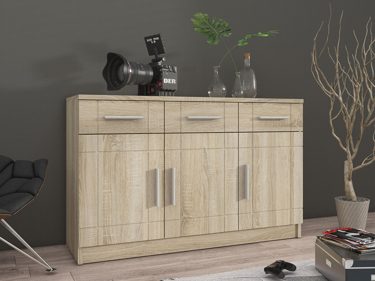 Cómoda Bacces I (Carvalho sonoma)