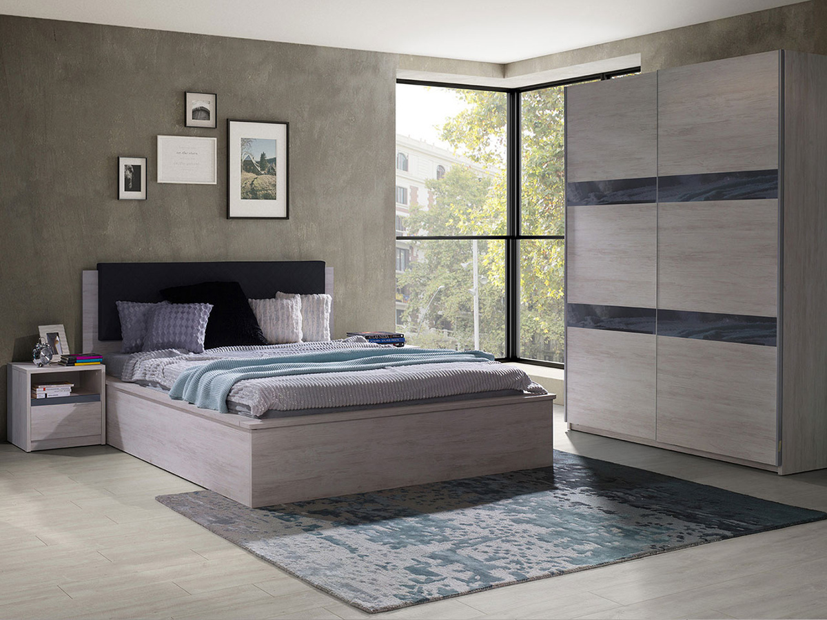 Cama Fivelbo 105 (Carvalho do Monastery + Soft Pik 011)