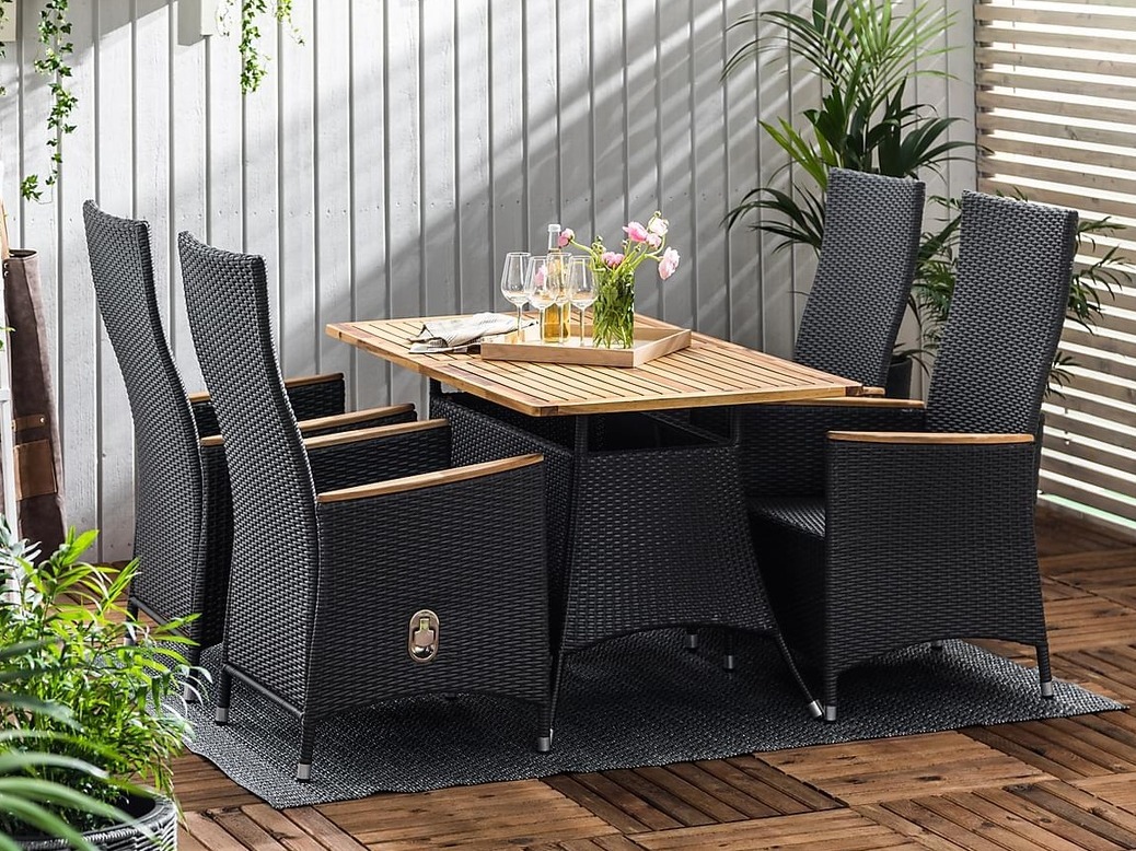 Conjunto de mesa e cadeiras Comfort Garden 1122