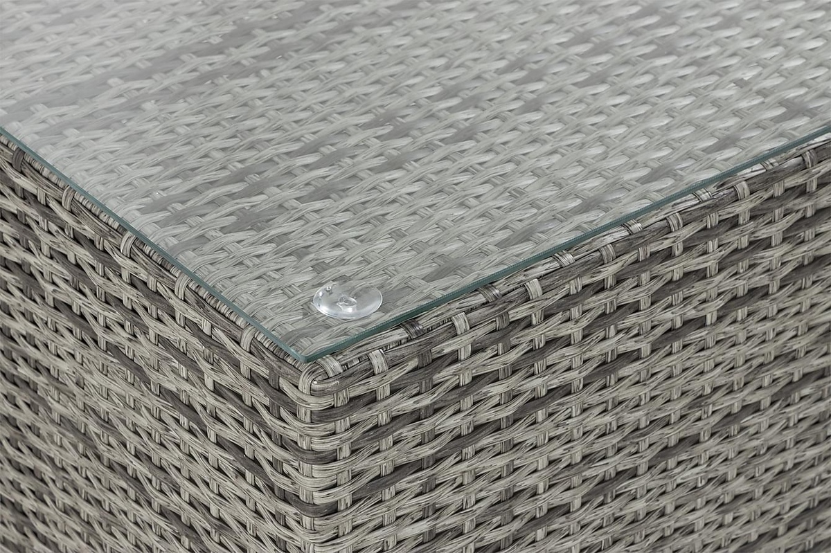 Conjunto de mobiliário para o exterior Comfort Garden 1553 (Preto + Cinzento)