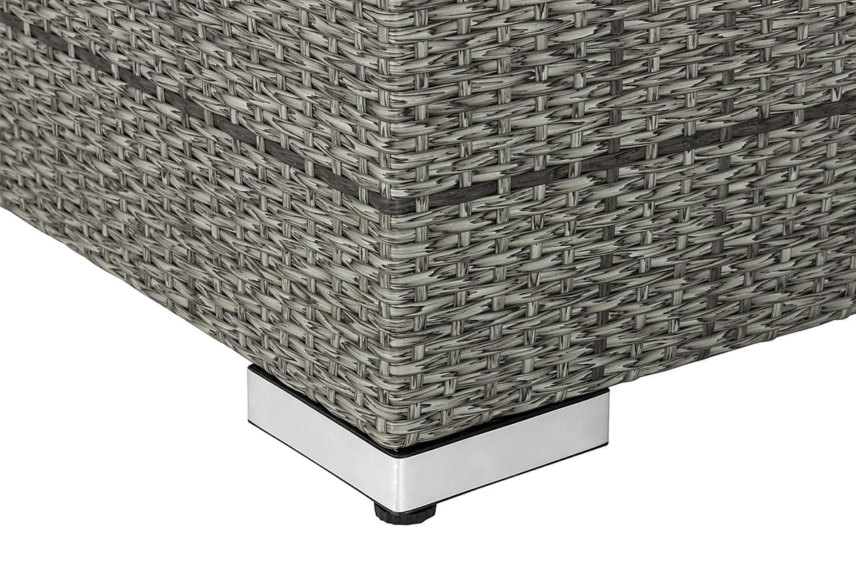 Conjunto de mobiliário para o exterior Comfort Garden 1553 (Preto + Cinzento)