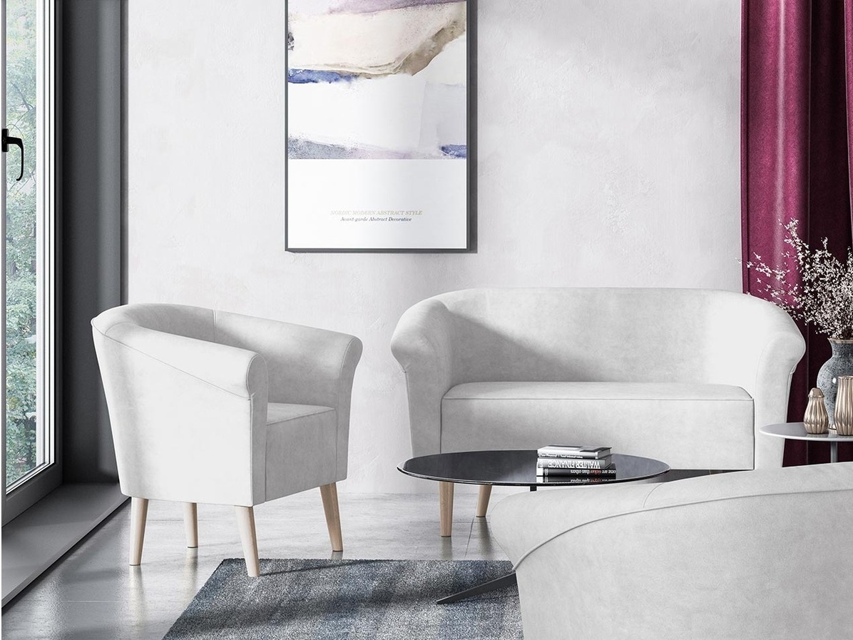 Conjunto de mobiliário com estofo Arvada 113 (Manila 13)