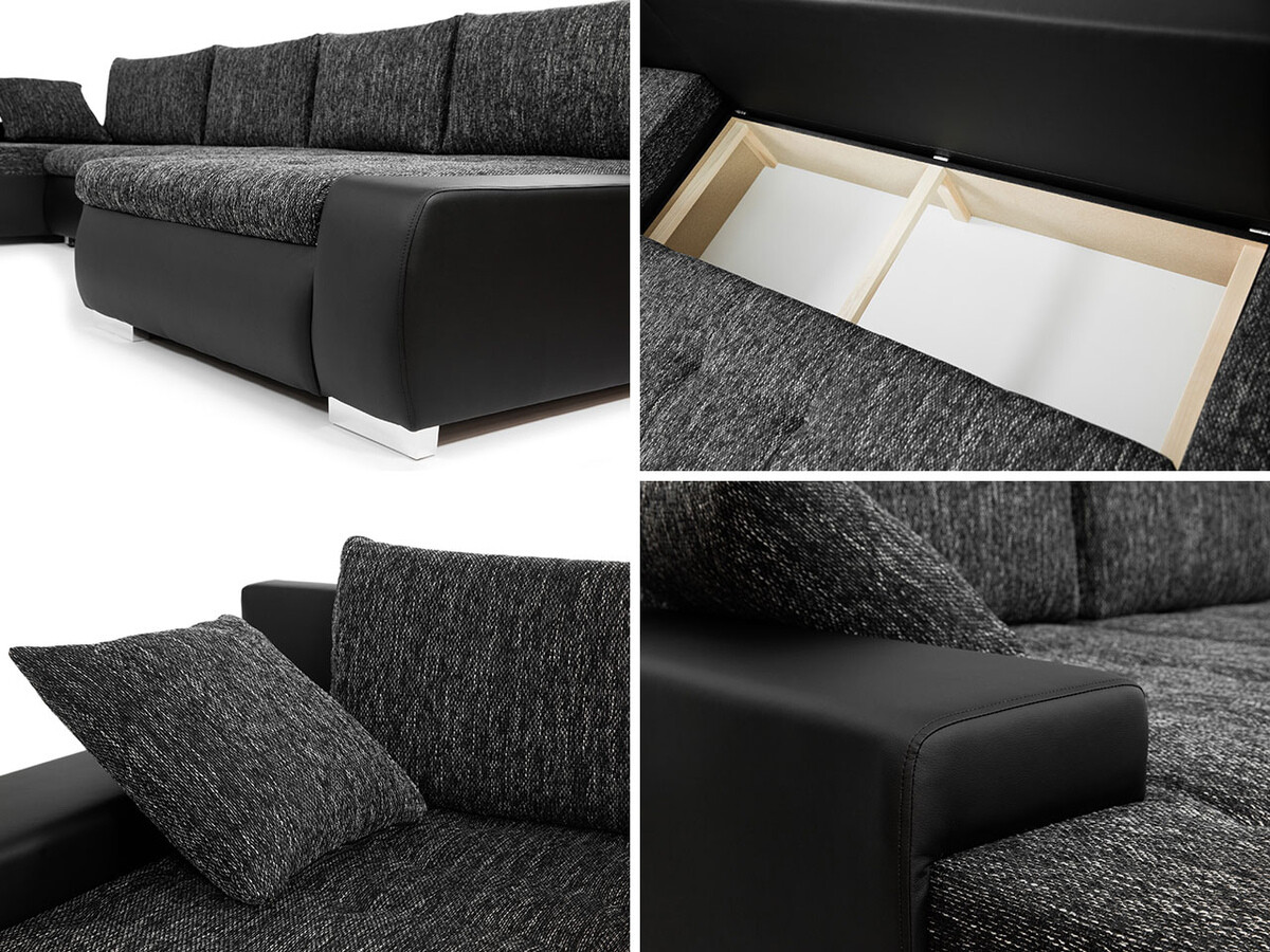 Sofá de canto Comfivo 106 (Uttario Velvet 2954 + Evo 29)